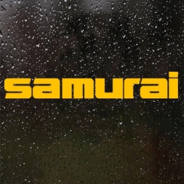 NÁLEPKA VOZIDLOVÉ NÁPIS SAMURAI VINILOVÁ TABULKY