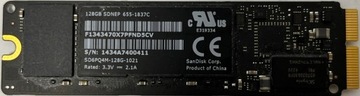 Dysk SSD SanDisk 128GB SDNEP 655-1837C 128GB MacBook Pro 13 A1502