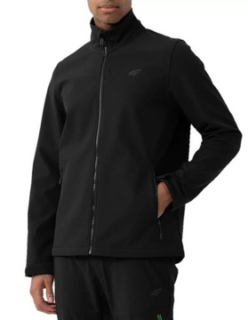 KURTKA PRZEJŚCIOWA MĘSKA 4F SOFTSHELL MEMBRANA SPORTOWY NA ZAMEK AW23M209