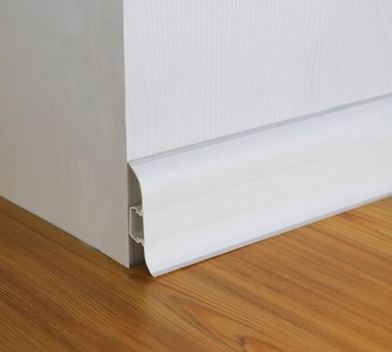 ПЛИНТУС ДЛЯ ПОЛА белый ПОЛ ПОЛ