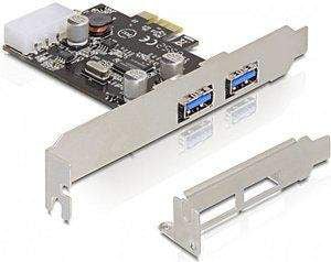 Kontroler Delock PCIe 2.0 x1 2x USB 3.0 (89243)