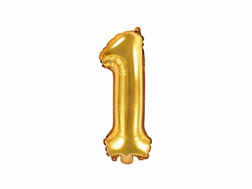 Balony cyfry, cyfra 1, 35 cm