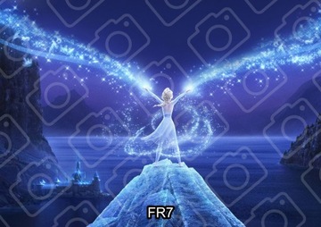 Opłatek na Tort FROZEN ELSA wydruk Waflowy A4