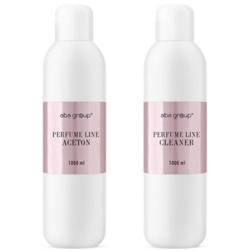 Zestaw Aceton Cleaner do Paznokci Kosmetyczny Aba Group Perfume Line 1000ml