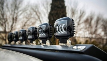 ГАЛОГЕННАЯ СВЕТОДИОДНАЯ ЛАМПА 30W РЕФЛЕКТОР 6D CREE 10-30V 2 ШТ.