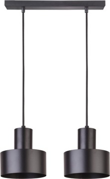 SIGMA Nowoczesna lampa LED RIF 2 lampa wisząca CZARNY LED