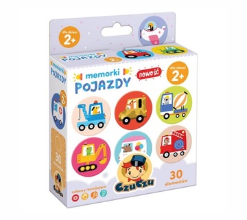 Puzzle CzuCzu Memorki Pojazdy 2+
