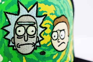 Czapka z prostym daszkiem męska Rick and Morty SNAPBACK 56-60cm czarna