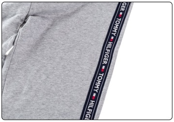 TOMMY HILFIGER SPODNIE MĘSKIE BAWEŁNIANE GRAY r. L