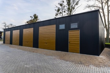 Жестяной гараж, зал из листового металла 14х6м | Гаражи премиум-класса из листового металла | ТРАНСТАЛЬ