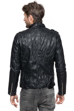 Męska kurtka skórzana Tom Tailor BIKER JACKET L