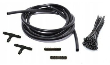 ZESTAW UNIWERSALNY WĄŻ 4 MM TRÓJNIK ŁĄCZNIK TRYTKI