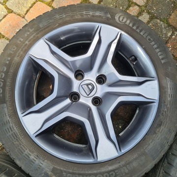 ЛЕТНИЕ КОЛЕСА 16 ДЮЙМОВ DACIA LOGAN JOGGER DOKKER SANDERO 195/55 16 ГРАФИТ 4x100