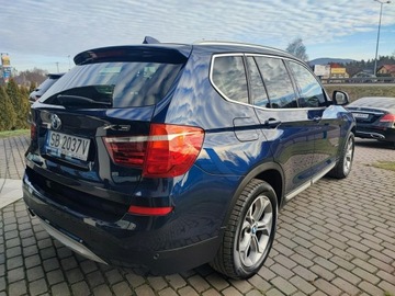 BMW X3 F25 SUV 2.0 20d 190KM 2016 BMW X3 Krajówka, lakier oryginalny 100%, zdjęcie 30
