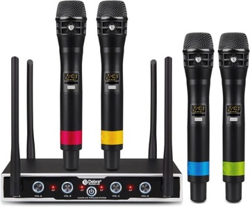 Bezprzewodowy system mikrofonowy D Debra Audio Pro DU4004 UHF