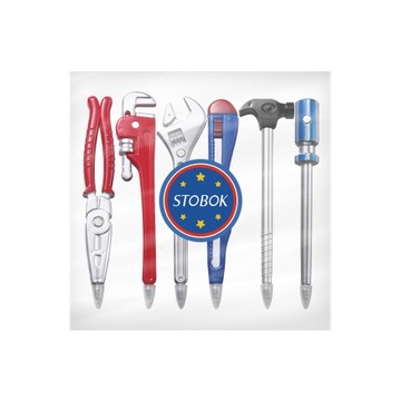 НАБОР ШАРИКОВЫХ РУЧОК В ФОРМЕ ИНСТРУМЕНТОВ ИЗ 6 ШАРИКОВ