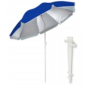 PARASOL PLAŻOWY OGRODOWY DUŻY NA BALKON ŁAMANY 1,8M 180cm + KOTWA ŚWIDER