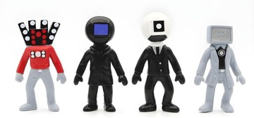 НАБОР ФИГУРОК ДЛЯ ТУАЛЕТА SKIBIDI ИЗ 12 ШТ.