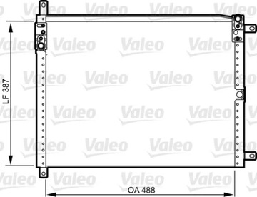 VALEO 814293 KONDENZÁTOR KLIMATIZACE