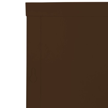 SZAFKA GAZOWA 140x140x30 BRĄZOWA Z PLECAMI