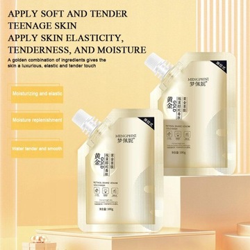 100 г Золотая маска с ретинолом и пептидом, осветляющая Mo