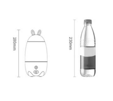 Mini przenośny blender, elektryczna sokowirówka
