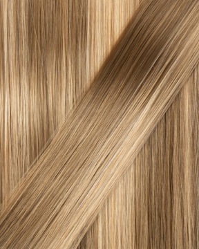 Прикрепляемый PONY 50см плетеный #Шоколадный Блонд