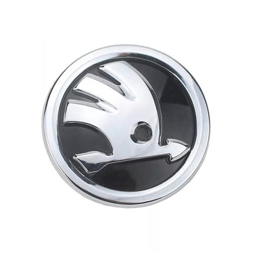 SKODA EMBLEMAT ZNACZEK LOGO 89mm NA MASKĘ KLAPĘ