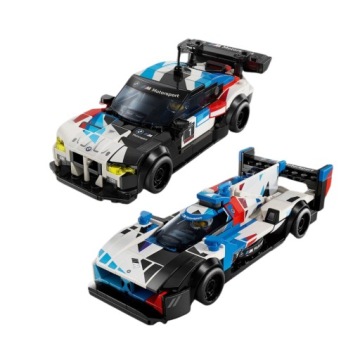 Speed ​​​​Champions 76922 Bricks BMW M4 GT3, гоночные автомобили BMW M Hybrid