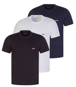 Hugo Boss Komplet 3 t-shirtów Classic 50475284-984 Kolorowy Regular Fit L