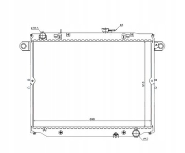 CHLADIČ LEXUS LX 450/470 98- 1640050210