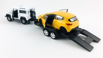 ЭВАКУАТОР LAND ROVER DEFENDER И RENAULT CLIO WELLY