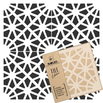 SZABLON MALARSKI do kafelków płytek BAIRRO 33x33