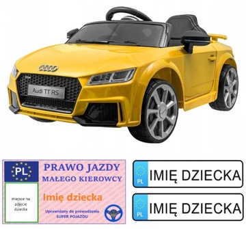 AUDI TT RS AUTO NA AKUMULATOR pilot EVA LED