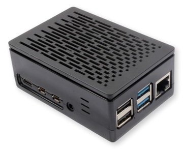 Комплект Raspberry Pi4B 4 ГБ, корпус + рад + блок питания