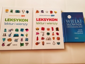 LEKSYKON Lektur i wierszy 4-6 + 7-8 + Wielki słown