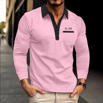 New spring and summer men's button-up long sleeve