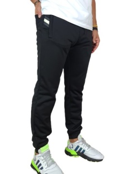 СПОРТИВНЫЕ БРЮКИ МУЖСКИЕ, хлопок, КАРМАНЫ НА МОЛНИИ ПРЕМИУМ - XXL