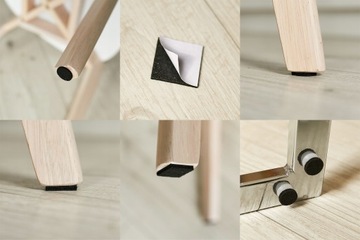 ВОЙЛОЧНЫЕ ПОДКЛАДКИ ДЛЯ МЕБЕЛЬНЫХ СТУЛЬЕВ из черного фетра НАБОР ПОДКЛАДОК 155 шт.