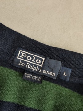 POLO RALPH LAUREN KOSZULKA POLO w PASKI rozm L