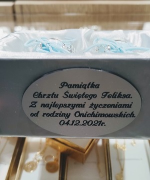 Коробка, розовые туфли МОЙ ПЕРВЫЙ ЗУБ/ЛОК - Подарок на Крещение ОДИН ГОД
