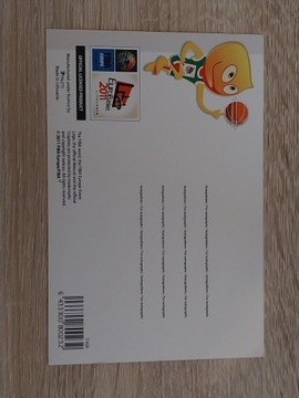 Открытка - Баскетбол, Чемпионат Европы Литва 2011