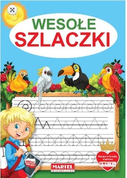 KOLOROWANKA malowanka Wesołe Szlaczki MAR-50