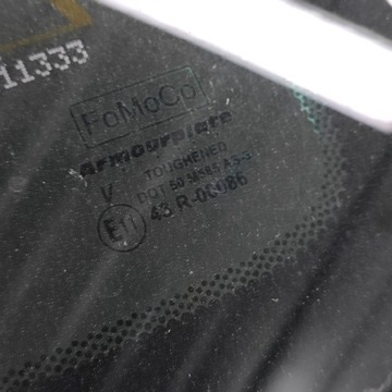 FORD RANGER 2019 SKLO (OKNO) ZADNÍ