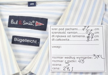 G11 KOSZULA MĘSKA PAUL SMITH 3XL