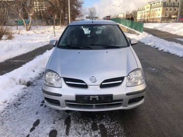 Nissan Almera Tino 2005 NISSAN ALMERA TINO 1.8 ALU HAK AUTOMAT KLIMA KAMERA GRZANE FOTELE Z NIEMIEC, zdjęcie 1