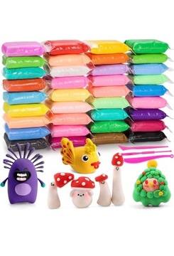 НАБОР ПОЛИМЕРНЫЙ ПЛАСТИКИН SENSO FOAM CLAY MAGICAL MASS 36 ШТ.