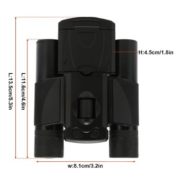 Цифровой бинокль с камерой 2,0-дюймовый дисплей