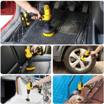 ЩЕТКИ ДЛЯ ЧИСТКИ 9 шт. МНОГОФУНКЦИОНАЛЬНЫЕ ДЛЯ НАКЛАДОК ОТВЕРТКИ