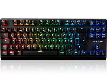 МЕХАНИЧЕСКАЯ КЛАВИАТУРА MODECOM VOLCANO RGB + БЕСПЛАТНАЯ ПОДСТАВКА ДЛЯ ТЕЛЕФОНА